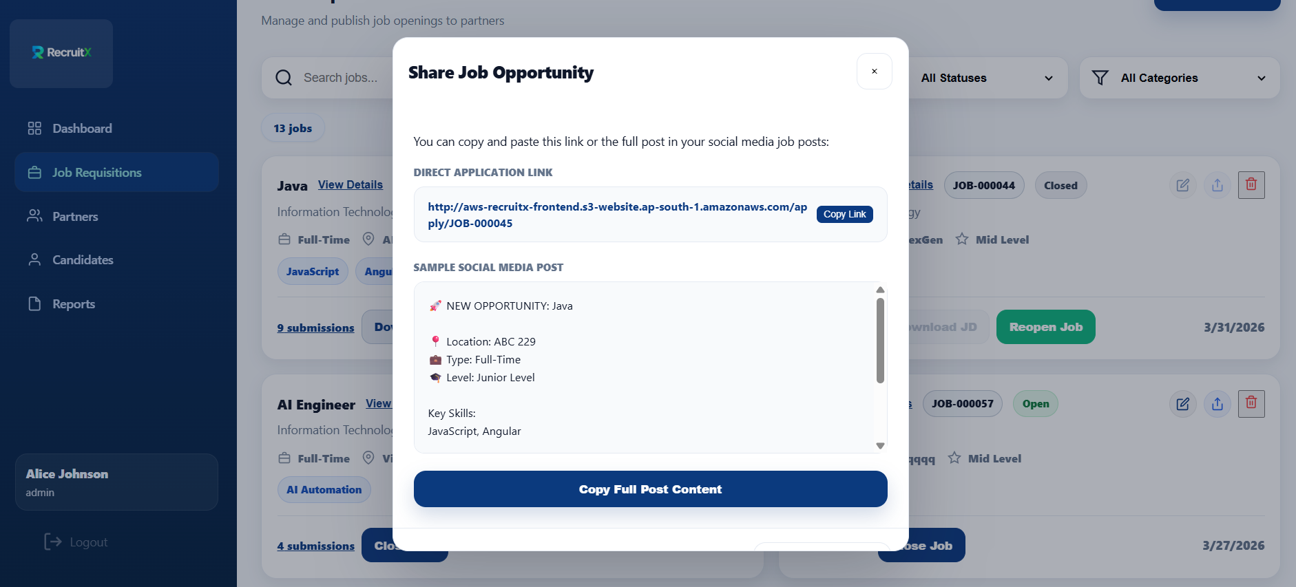 Social Media Integration